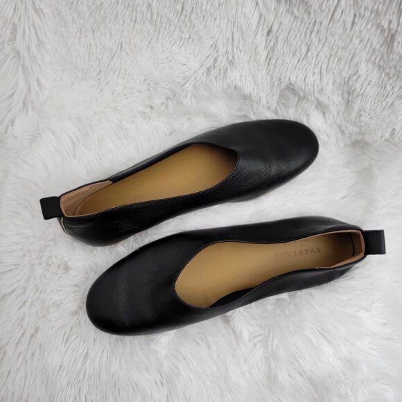 Everlane The Day Glove Leather Ballet Flats Black Women's -US 8.5 - Picture 3 of 9